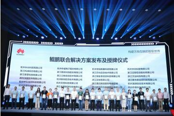攜手華為  生態(tài)共建|遠望信息受邀出席華為峰會(huì )并獲授牌