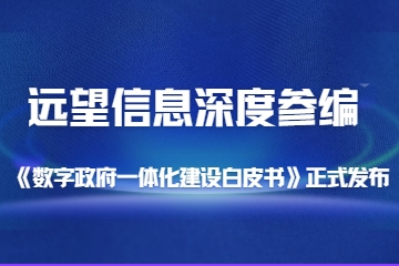 遠望信息深度參編的《數字政府一體化建設白皮書(shū)》正式發(fā)布