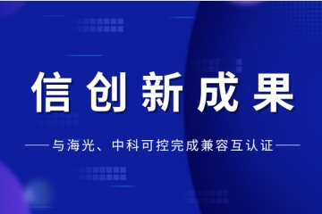 信創(chuàng  )新成果|遠望信息多款產(chǎn)品與海光、中科可控完成兼容互認證